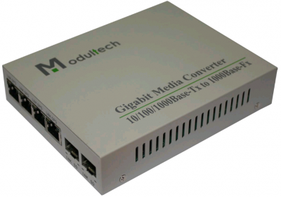 Медиаконвертер 100 - 100SM T3/R5 20км SC ModulTech