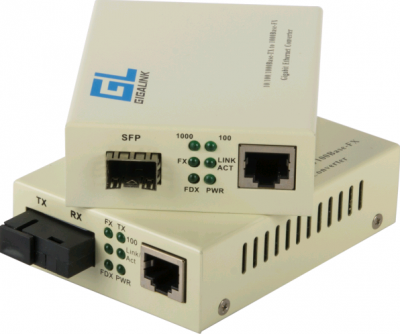 Медиаконвертер 100 - 100SM T5/R3 20км SC GigaLink