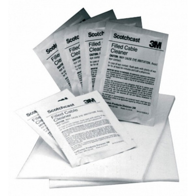 3M Scotchcast™ (Скотчкаст) 4415 — комплект очистки кабеля (10 салфеток и полотенец)