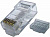 Вилка компьютерная UTP, RJ-45, 8P8C, кат.6, универсальная, со вставкой (уп.100шт)
