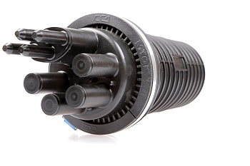 Тупиковая транзитная муфта МТОК-В2 предназначена для монтажа любого подземного оптического кабеля, п