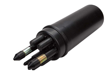 Тупиковая муфта МТОК-Б1 большой емкости предназначена для монтажа любого подземного оптического кабе