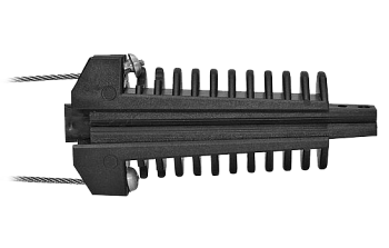 Зажим анкерный клиновой d=6-9мм, 1,8кН, пластик петля 400мм 